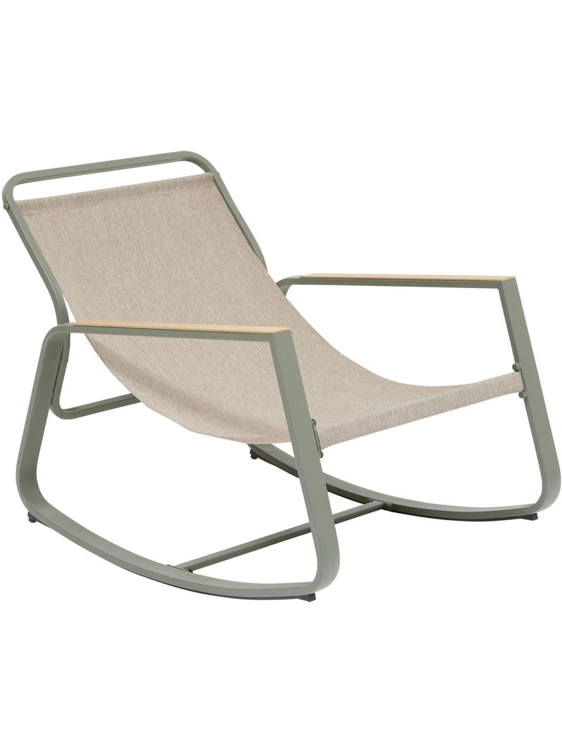 Fauteuil de jardin à bascule FELINIO Vert - Kiabi