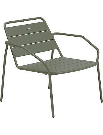 Fauteuil de jardin empilable en acier PHUKET