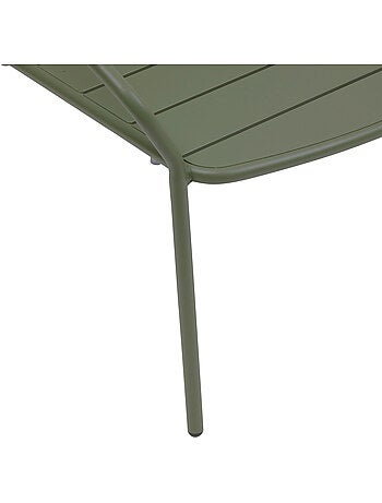 Fauteuil de jardin empilable en acier PHUKET