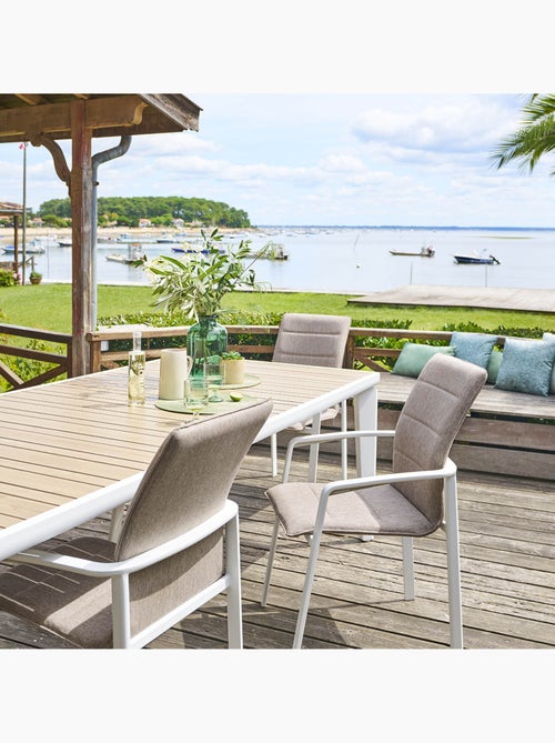 Fauteuil de jardin empilable en aluminium DIESE - Kiabi