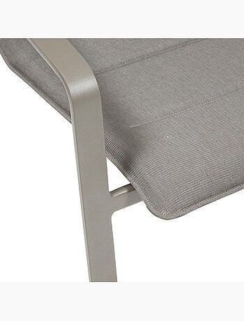 Fauteuil de jardin empilable en aluminium DIESE