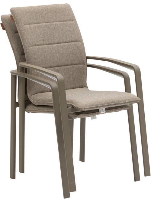 Fauteuil de jardin empilable en aluminium DIESE - Kiabi Fauteuil de jardin empilable en aluminium DIESE - Kiabi