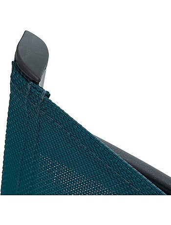 Fauteuil de jardin empilable en aluminium effet bois AXANT