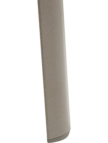 Fauteuil de jardin empilable en aluminium effet bois AXANT