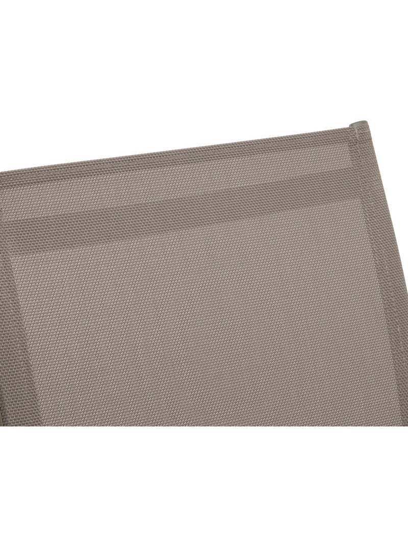 Fauteuil de jardin empilable en aluminium effet bois AXANT Marron noisette - Kiabi