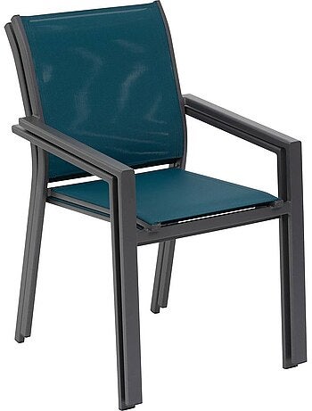 Fauteuil de jardin empilable en aluminium ESSENTIA