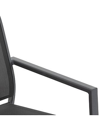 Fauteuil de jardin empilable en aluminium ESSENTIA