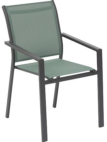 Fauteuil de jardin empilable en aluminium ESSENTIA