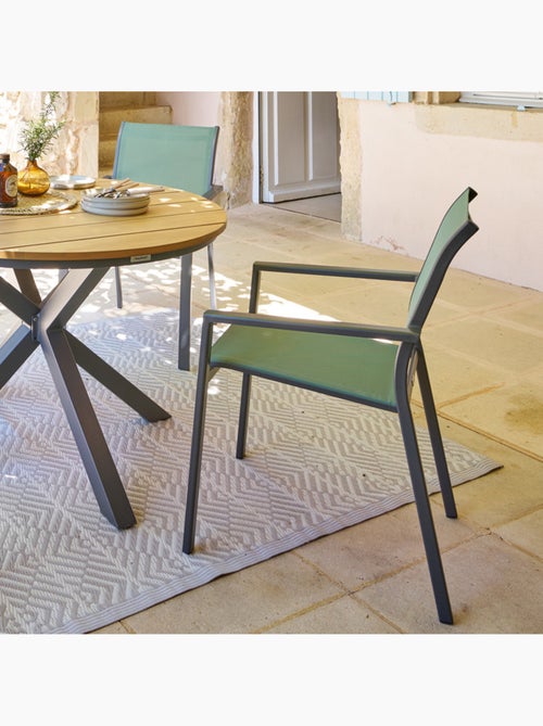 Fauteuil de jardin empilable en aluminium ESSENTIA - Kiabi Fauteuil de jardin empilable en aluminium ESSENTIA - Kiabi