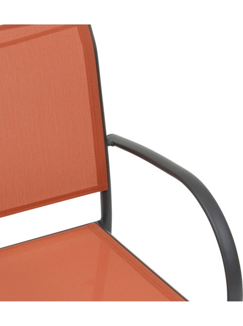 Fauteuil de jardin empilable en aluminium et acier PIAZZA - Kiabi Fauteuil de jardin empilable en aluminium et acier PIAZZA - Kiabi