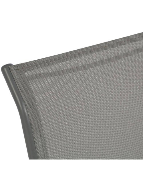 Fauteuil de jardin empilable en aluminium et acier PIAZZA - Kiabi