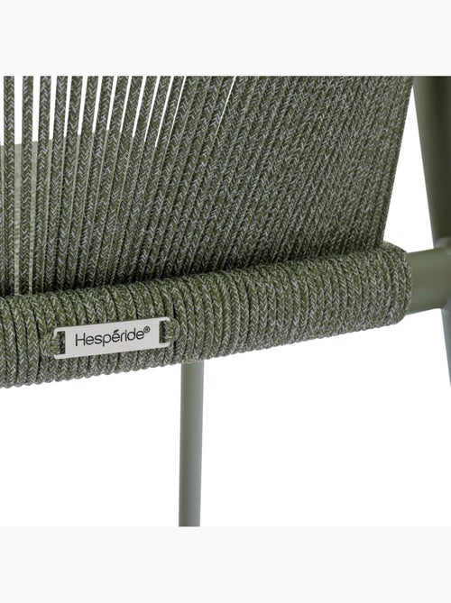 Fauteuil de jardin empilable en aluminium et corde tressée RIU - Kiabi Fauteuil de jardin empilable en aluminium et corde tressée RIU - Kiabi