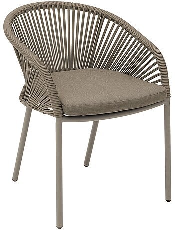 Fauteuil de jardin empilable en aluminium ORYON