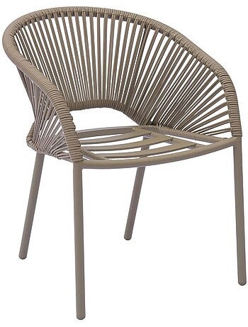 Fauteuil de jardin empilable en aluminium ORYON