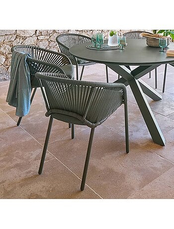 Fauteuil de jardin empilable en aluminium ORYON