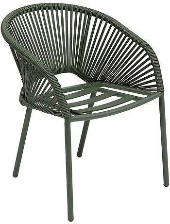 Fauteuil de jardin empilable en aluminium ORYON