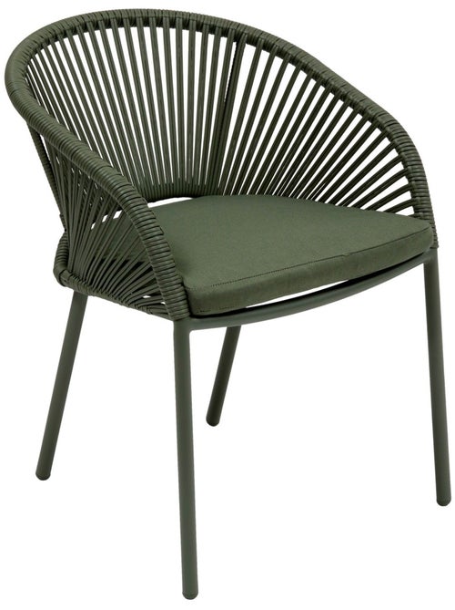 Fauteuil de jardin empilable en aluminium ORYON - Kiabi