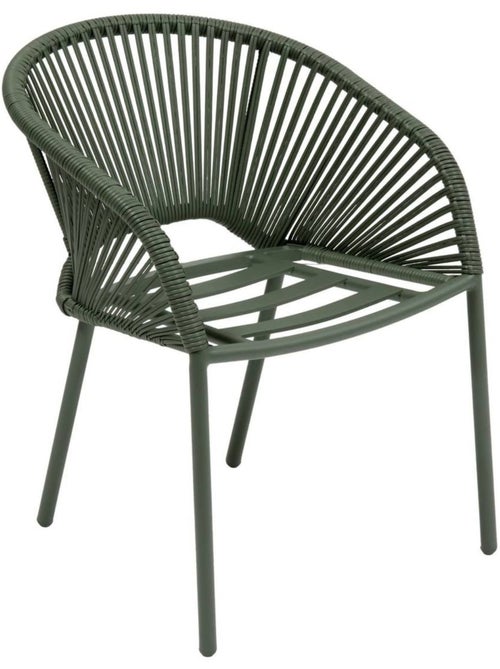 Fauteuil de jardin empilable en aluminium ORYON - Kiabi