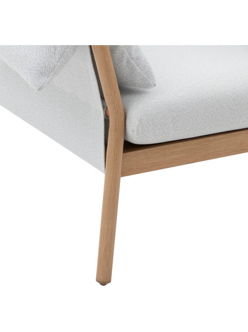 Fauteuil de jardin en aluminium avec coussins ODEMILIA - Kiabi