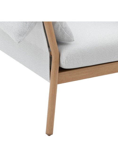 Fauteuil de jardin en aluminium avec coussins ODEMILIA - Kiabi