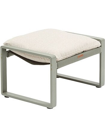 Fauteuil de jardin en aluminium avec repose-pieds LAMBINIO