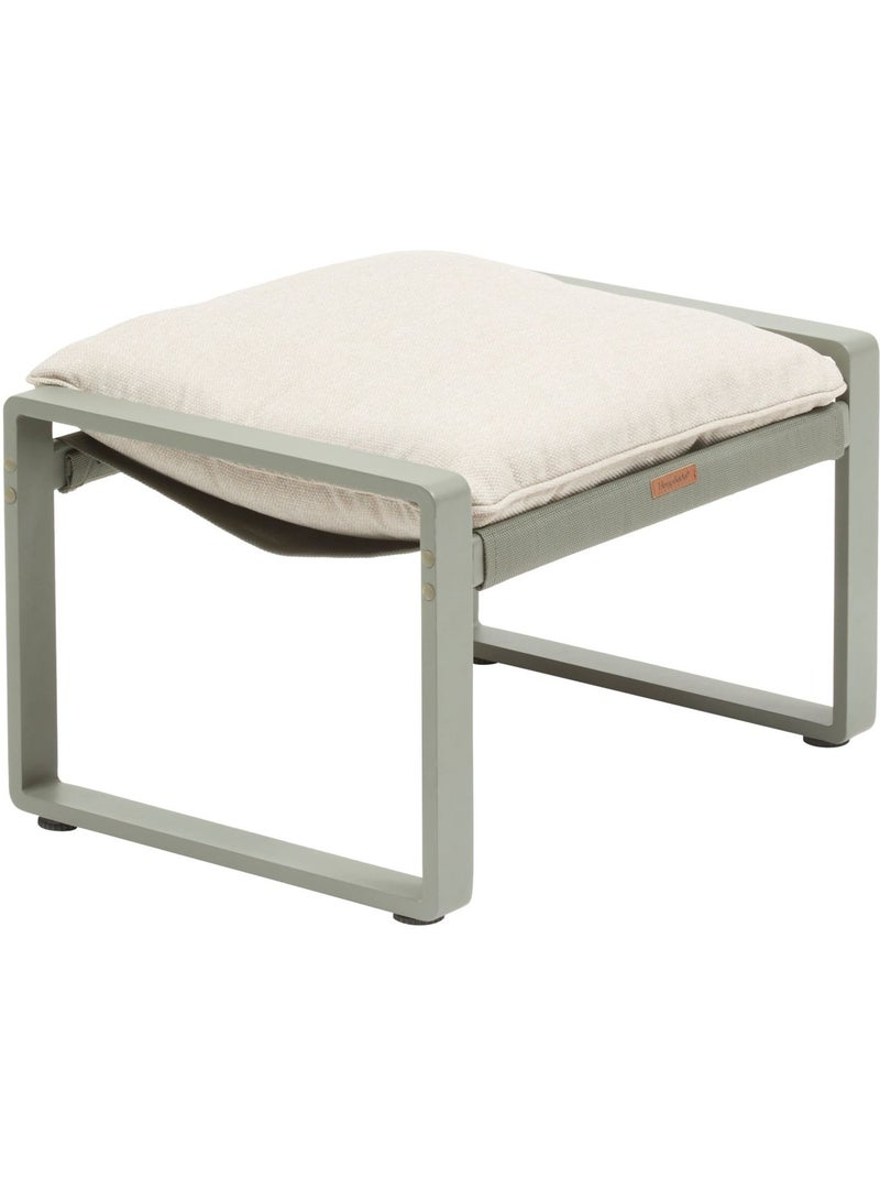 Fauteuil de jardin en aluminium avec repose-pieds LAMBINIO Vert - Kiabi