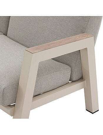 Fauteuil de jardin en aluminium AXIOME