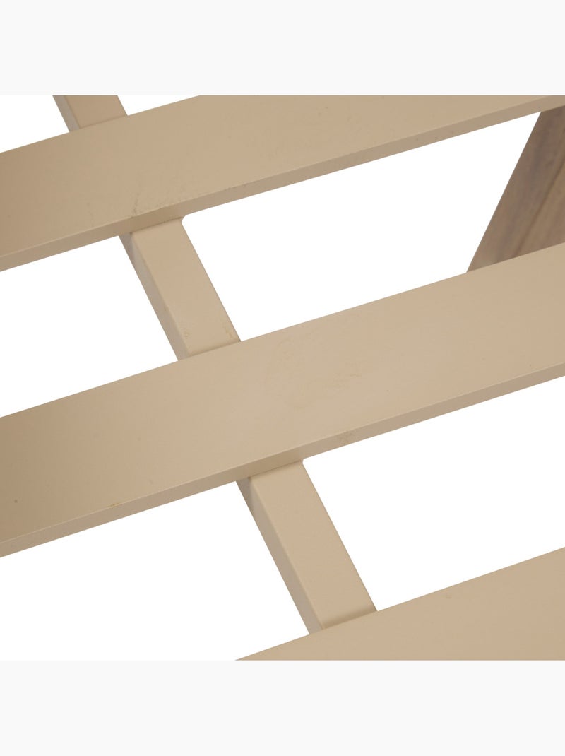 Fauteuil de jardin en aluminium et corde tressée MYLORE Beige - Kiabi