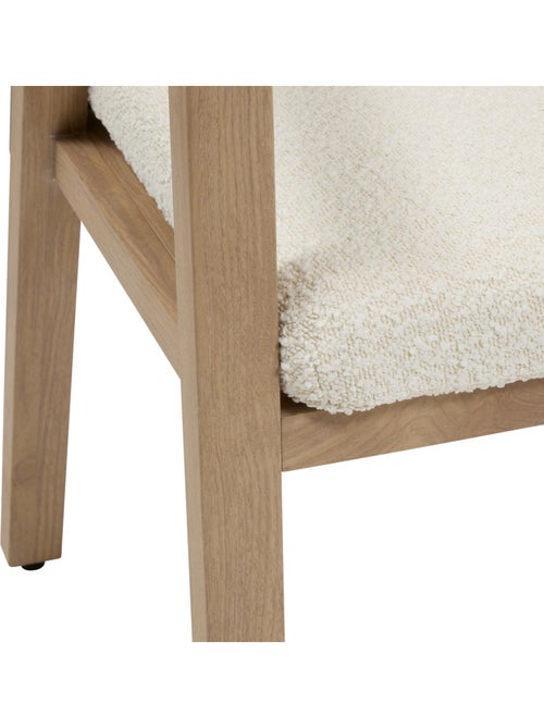 Fauteuil de jardin en aluminium et corde tressée MYLORE - Kiabi