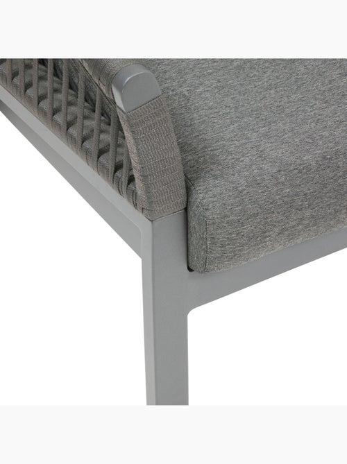 Fauteuil de jardin en aluminium et corde tressée ORIENGO - Kiabi Fauteuil de jardin en aluminium et corde tressée ORIENGO - Kiabi