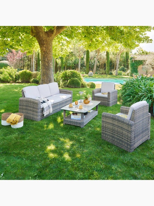 Fauteuil de jardin en aluminium et résine SELENIM - Kiabi