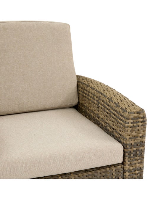 Fauteuil de jardin en aluminium et résine SELENIM - Kiabi