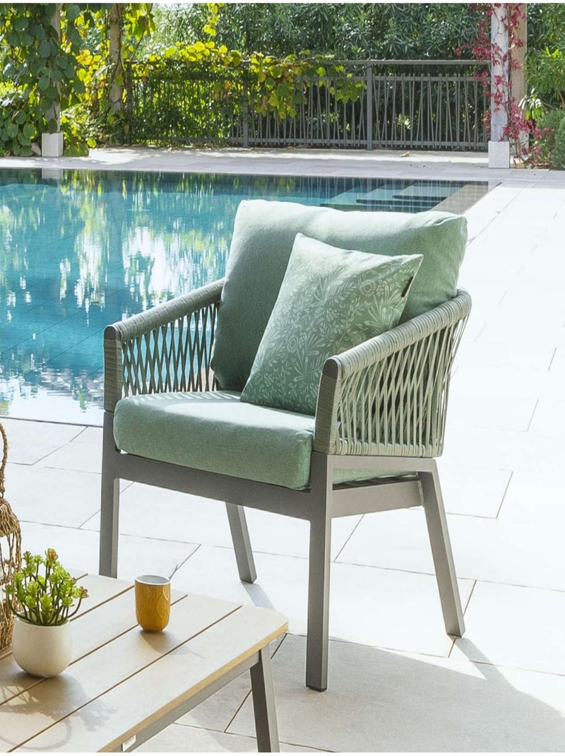 Fauteuil de jardin en aluminium Oriengo Vert - Kiabi