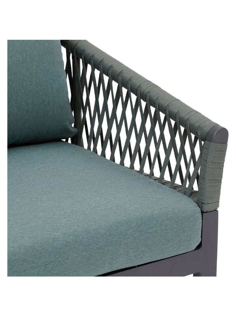 Fauteuil de jardin en aluminium Oriengo Vert - Kiabi