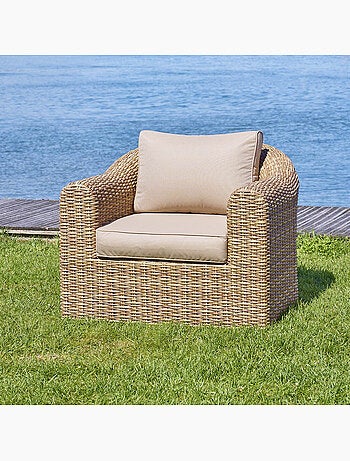 Fauteuil de jardin en résine tressée MOORÉA