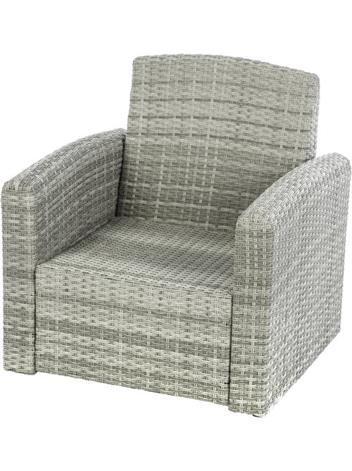 Fauteuil de jardin en résine tressée POLYNÉSIA - Kiabi