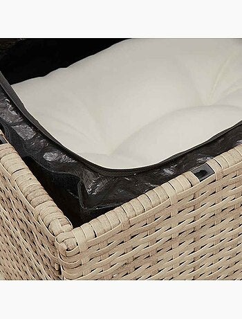 Fauteuil de jardin modulaire avec rangement