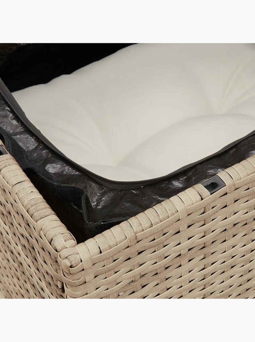 Fauteuil de jardin modulaire avec rangement - Kiabi Fauteuil de jardin modulaire avec rangement - Kiabi