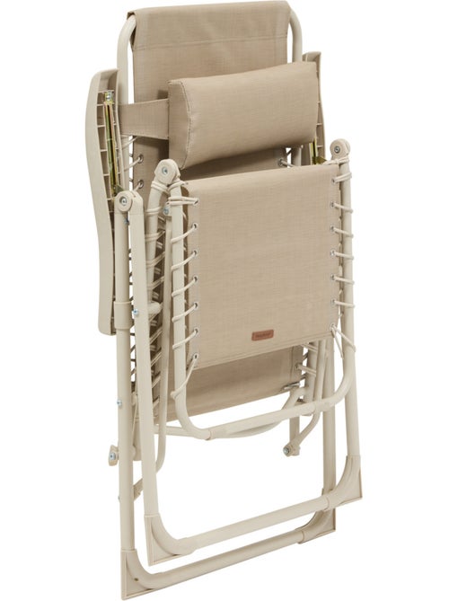 Fauteuil de jardin relax inclinable 5 positions et pliant en acier SILOS - Kiabi Fauteuil de jardin relax inclinable 5 positions et pliant en acier SILOS - Kiabi
