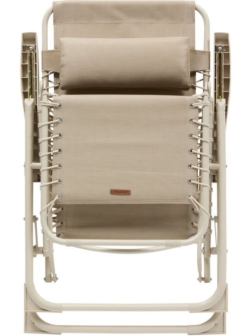 Fauteuil de jardin relax inclinable 5 positions et pliant en acier SILOS - Kiabi Fauteuil de jardin relax inclinable 5 positions et pliant en acier SILOS - Kiabi