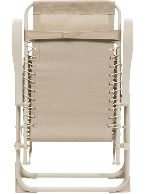 Fauteuil de jardin relax inclinable 5 positions et pliant en acier SILOS - Kiabi Fauteuil de jardin relax inclinable 5 positions et pliant en acier SILOS - Kiabi