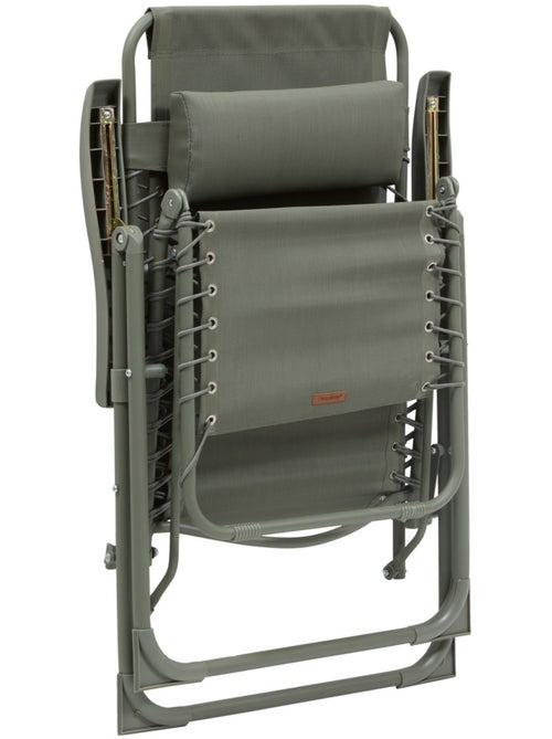 Fauteuil de jardin relax inclinable 5 positions et pliant en acier SILOS - Kiabi Fauteuil de jardin relax inclinable 5 positions et pliant en acier SILOS - Kiabi
