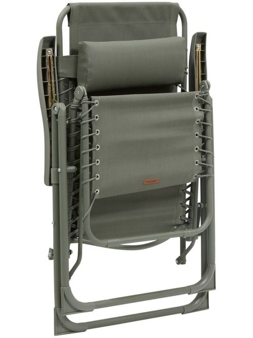 Fauteuil de jardin relax inclinable 5 positions et pliant en acier SILOS - Kiabi