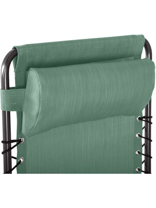 Fauteuil de jardin relax inclinable 5 positions et pliant en acier SILOS - Kiabi Fauteuil de jardin relax inclinable 5 positions et pliant en acier SILOS - Kiabi