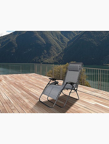 Fauteuil de jardin relax zéro gravité