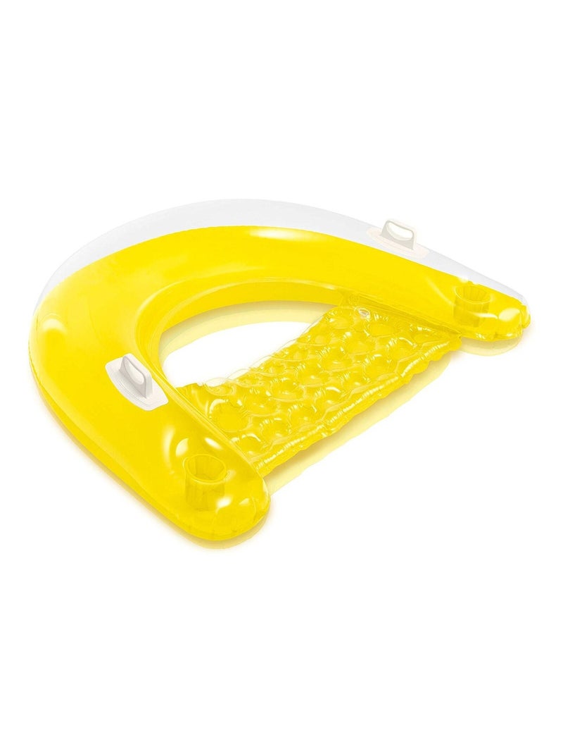 Fauteuil de piscine semi immergé Bleu - Kiabi