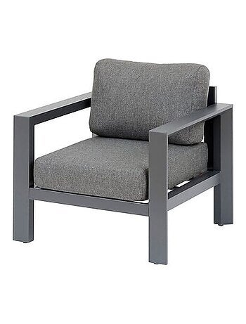 Fauteuil de salon de jardin en aluminium EVASION