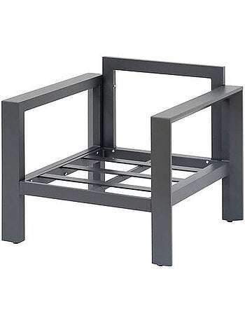 Fauteuil de salon de jardin en aluminium EVASION
