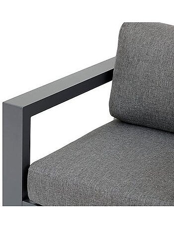Fauteuil de salon de jardin en aluminium EVASION