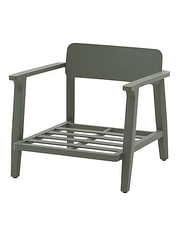 Fauteuil de salon de jardin en aluminium PULPY